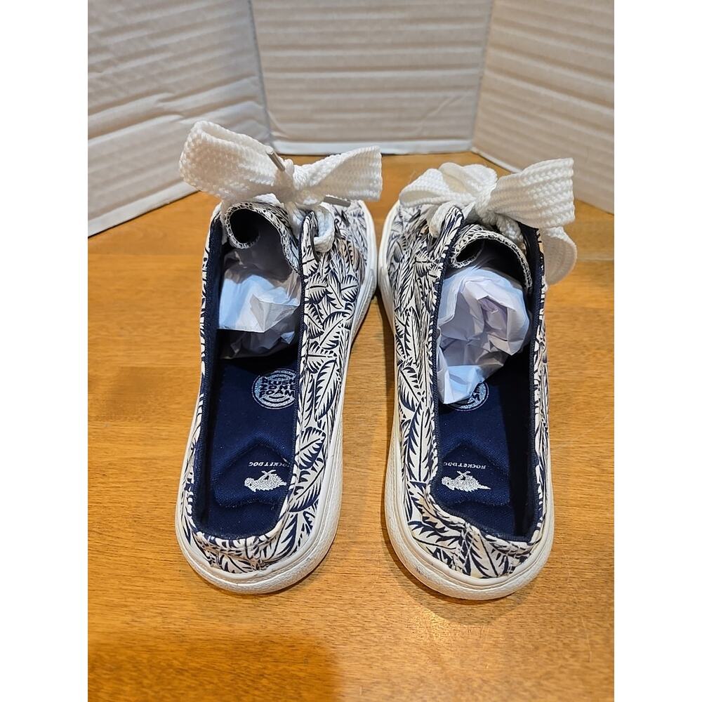 Rocket Dog Women's Size 7.5 Slip On Palm Tree Floral Beach Preppy Spring Summer - Picture 6 of 12